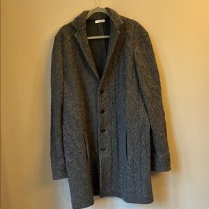 Valentino Charcoal Trench Coat